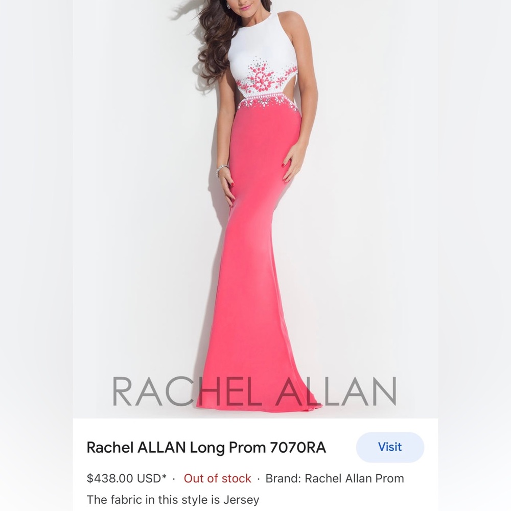 Rachel Allan Prom Dress. Sz 4